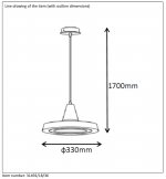 Подвесной светильник Lucide 31492/18/36 SOLO LED
