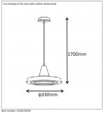 Подвесной светильник Lucide 31492/18/36 SOLO LED