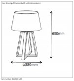 Настольная лампа Lucide 31598/81/97 COFFEE LAMP