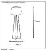 Торшер Lucide 31798/81/97