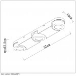 Потолочный светильник Lucide 33158/15/31 MITRAX/LED