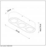 Потолочный светильник Lucide 33160/15/30 RADUS LED