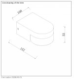 Настенный светильник бра Lucide 33258/05/31 MITRAX