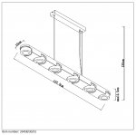 Подвесной светильник Lucide 33458/30/31 MITRAX