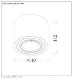 Потолочный светильник Lucide 33956/15/31 OPAX