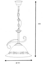 Подвес Lucide 34351/01/97 CALABRE