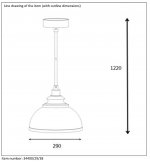 Подвесной светильник Lucide 34400/29/38 ISLA