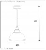 Подвесной светильник Lucide 34400/29/38 ISLA