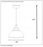 Подвесной светильник Lucide 34400/29/41 ISLA