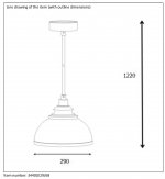 Подвесной светильник Lucide 34400/29/68 ISLA