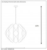 Подвесной светильник Lucide 34408/40/38 TANTI