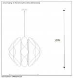 Подвесной светильник Lucide 34408/40/38 TANTI