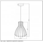 Подвесной светильник Lucide 34425/35/31 BOUNDE