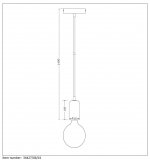 Подвесной светильник Lucide 34427/06/41 SOLO