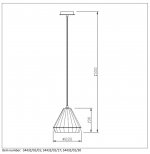 Подвесной светильник Lucide 34432/01/01 LYNA