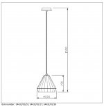 Подвесной светильник Lucide 34432/01/30 LYNA