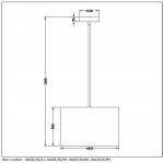 Подвесной светильник Lucide 34435/30/39