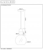 Подвесной светильник Lucide 34438/40/65