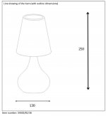 Настольная лампа Lucide 34500/81/36 ISLA