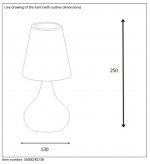Настольная лампа Lucide 34500/81/38 ISLA