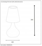 Настольная лампа Lucide 34500/81/41 ISLA