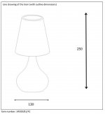 Настольная лампа Lucide 34500/81/41 ISLA