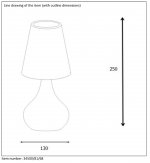 Настольная лампа Lucide 34500/81/68 ISLA