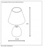 Настольная лампа Lucide 34502/81/41 SOLO 