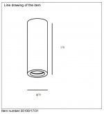 Потолочный светильник Lucide 35100/17/31 GIPSY