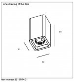 Потолочный светильник Lucide 35101/14/31 GIPSY