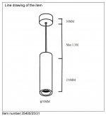 Подвесной светильник Lucide 35400/25/31 GIPSY