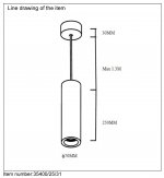 Подвесной светильник Lucide 35400/25/31 GIPSY