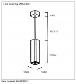 Подвесной светильник Lucide 35401/25/31 GIPSY