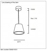 Подвесной светильник Lucide 35402/10/31 GIPSY
