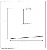 Подвесной светильник Lucide 36403/30/12 NOVA