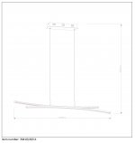 Подвесной светильник Lucide 36410/40/11 DUAL LED