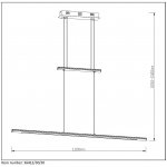Подвесной светильник Lucide 36412/30/30 KWESTI LED