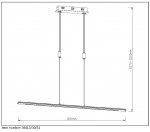 Подвесной светильник Lucide 36413/30/31 KWESTI LED