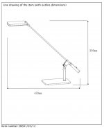 Настольная лампа Lucide 36601/05/12 STRATOS