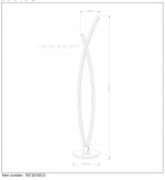 Торшер Lucide 36710/30/11 DUAL LED