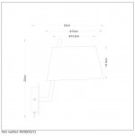 Настенный светильник бра Lucide 40200/01/11 SAXEN