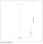 Подвесной светильник Lucide 40407/09/31 DANA