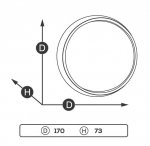 Потолочный светильник Lucide 41800/04/30