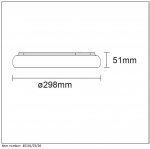 Потолочный светильник 45101/25/36 RONDELL Lucide