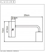 Настенный светильник бра Lucide 45265/01/31