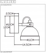Настенный светильник бра Lucide 45273/01/97