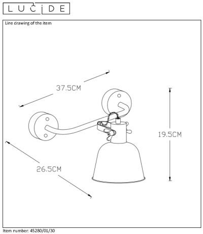 Светильник Lucide 45280/01/30