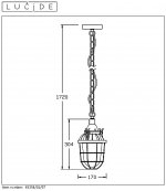 Подвесной светильник 45354/01/97 HONORE Lucide