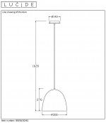 Подвесной светильник 45456/30/41 SOLO Lucide