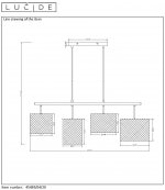 Подвесной светильник Lucide 45459/04/30